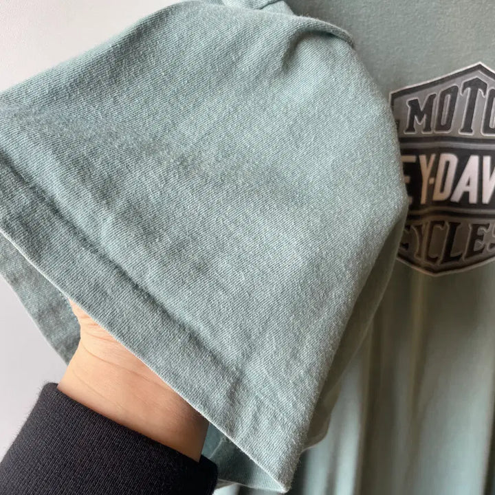 [BUNJANG] Harley Davidson Single Stitch T-shirt / 00s 할리데이비슨 싱글 스티치 반팔 티셔츠