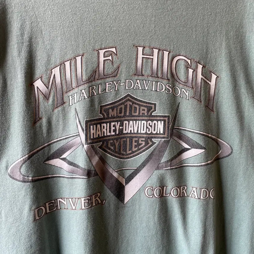 [BUNJANG] Harley Davidson Single Stitch T-shirt / 00s 할리데이비슨 싱글 스티치 반팔 티셔츠