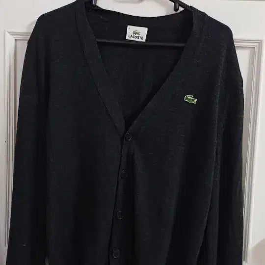 [BUNJANG] Lacoste Knit Cardigan / 라코스테 얇은 니트가디건