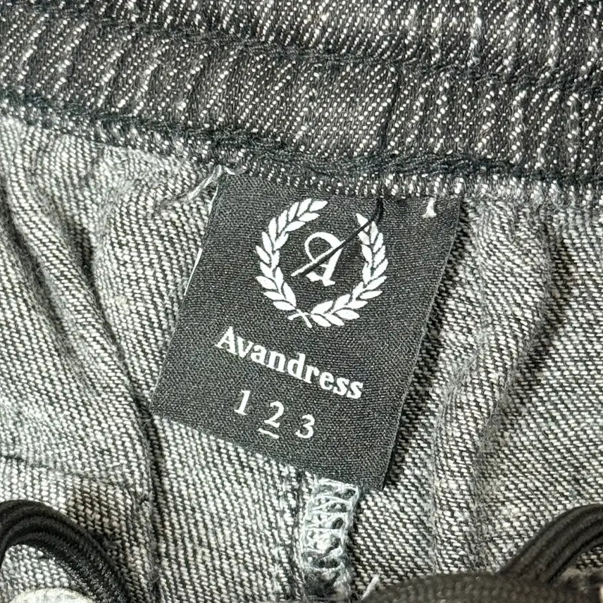 [BUNJANG] AVANDRESS Raw Denim Bermuda Pants / AVANDRESS 생지 데님 버뮤다 밴딩 팬츠 2
