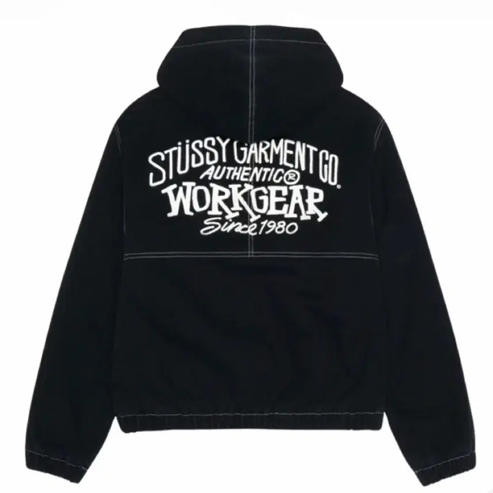 [BUNJANG] Stussy Contrast Work Jacket - Black / [XL] STUSSY 스투시 워크 자켓 콘트라스트 블랙
