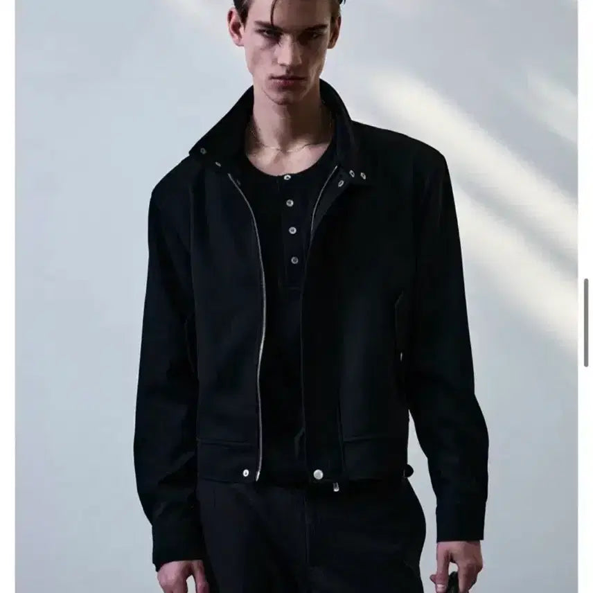 [SOLD OUT] 26SS 헬렛 울 헤링턴 자켓 블랙 L