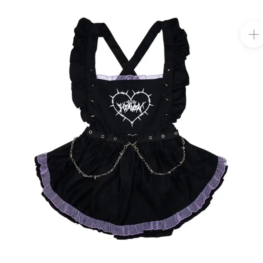 [BUNJANG] ACDC RAG Devil Punk Apron / acdc rag데빌 펑크 앞치마(고스펑크 하라주쿠 매드펑크 지뢰계