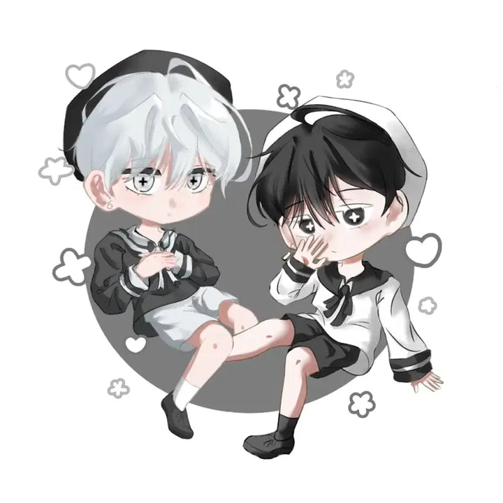[BUNJANG] SD Chibi Style Art Commission (1-2 Figures) / SD 반 고정틀 커미션!!(1인/2인)/