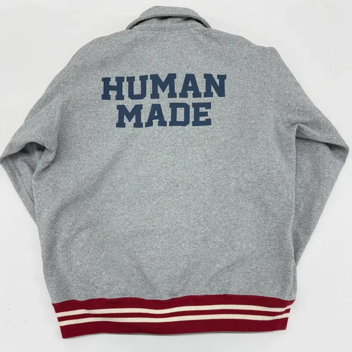[BUNJANG] Human Made Half Zip-up Sweatshirt Gray / 휴먼메이드 하프집업 맨투맨 그레이