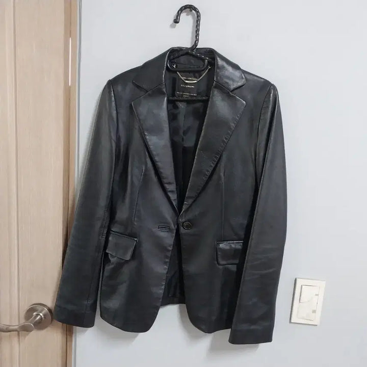 [BUNJANG] Blue Pepe Lambskin Leather Jacket / 블루페페 양가죽 자켓 55 사이즈
