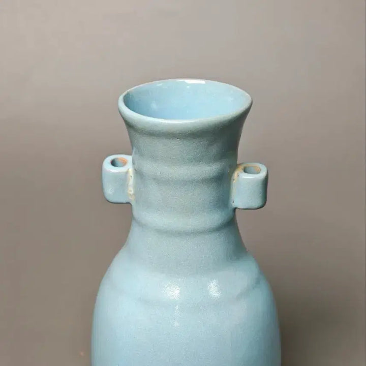 [BUNJANG] Song Yeoyeo Cheollam-yu Gwani-byeong Chinese Celadon Vase / 송 여요 천람유 관이병 중국도자기 골동품 미술품 수집품 청자