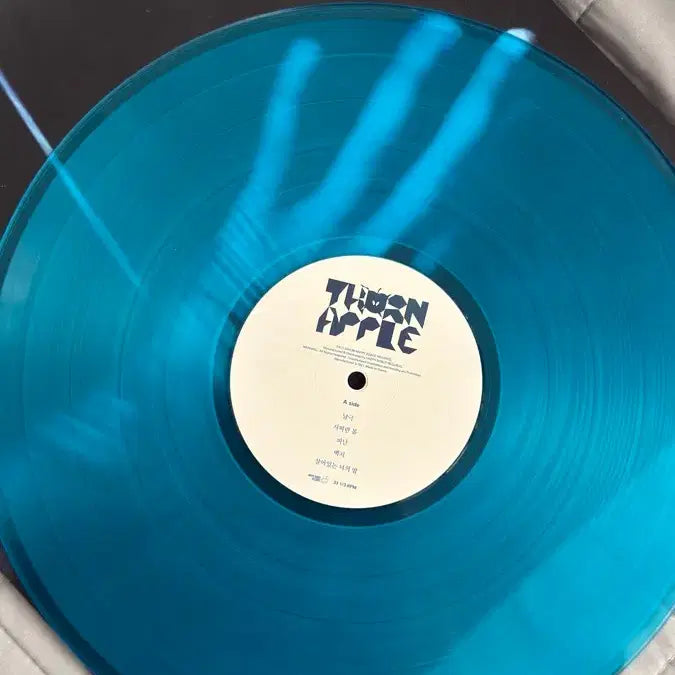 [BUNJANG] Thornapple "Abnormal Climate" LP (Clear Blue Reissue) / 쏜애플 이상기후 LP 재발매판