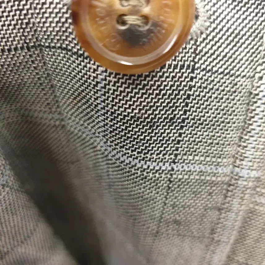 [BUNJANG] Vicolique Tradition Gray Check Coat / 55)비꼴리끄 TRADITION 그레이 체크 코트(간절기용)