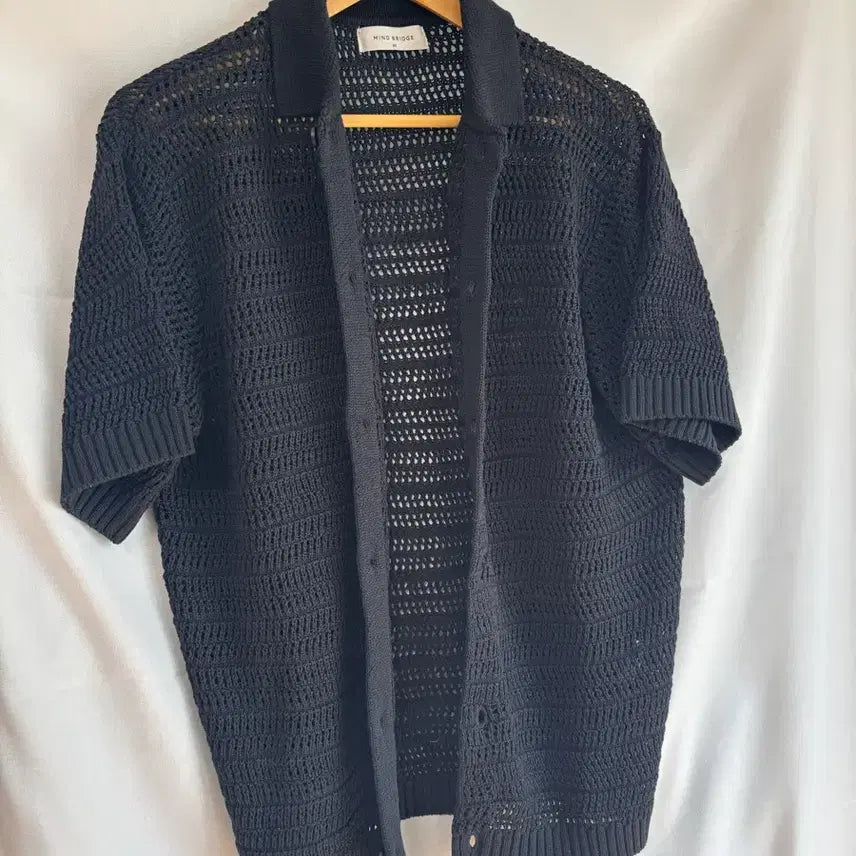 [SOLD OUT] 마인드브릿지 크로셰가디건 블랙 95