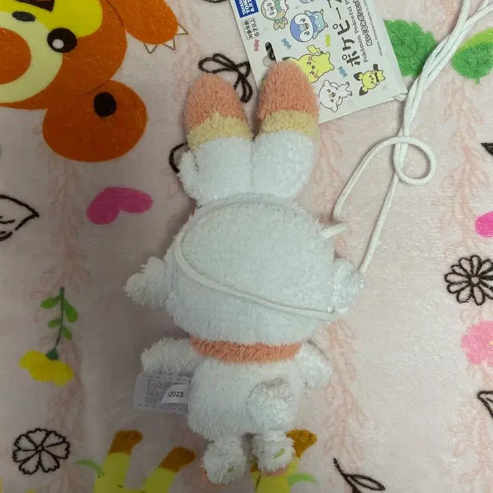 [BUNJANG] Pokemon Scorbunny Plush Bag Pouch / 포켓몬스터 포켓피스 염버니 인형 가방 파우치