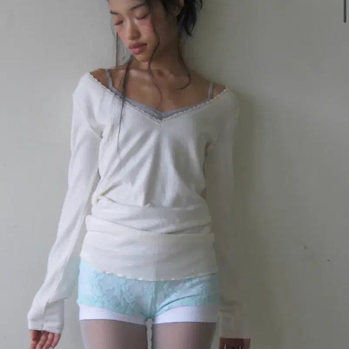 [BUNJANG] Faeri Iris Long Top (Cream) / 샵페어리 faeri iris long top (cream)