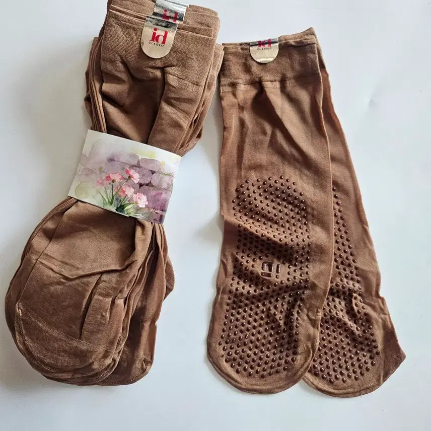 [BUNJANG] Ankle Socks Bundle (10 Pairs) - Non-slip, Mid-cut / 10켤레 4천/논슬립 발목 스타킹 질긴 미끄럼방지 탄탄 고탄력 미드컷