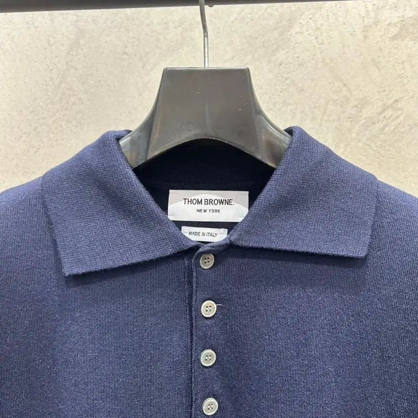 [BUNJANG] TB Merino Wool Short Sleeve Knit Top / TB 4선바 메리노울 반팔 니트 / 3color