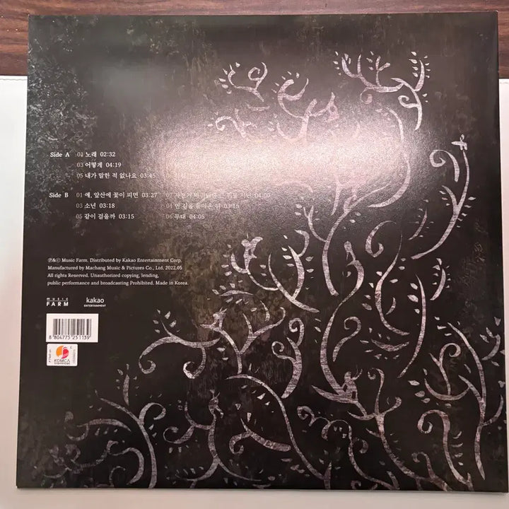 [SOLD OUT] 이적- 정규3집 나무로 만든 노래 LP