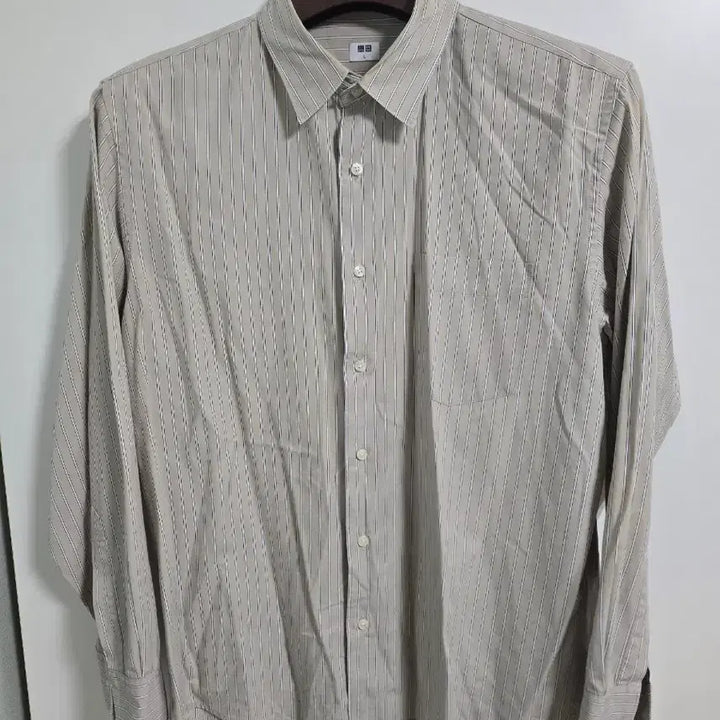 [BUNJANG] Uniqlo Striped Shirt L / 유니클로 스트라이프 셔츠 L