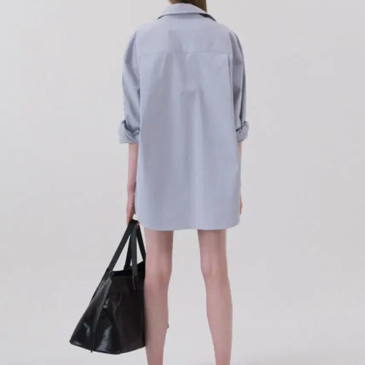 [SOLD OUT] 킨더살몬 오버핏 블루 셔츠Oversized Cotton Shirt