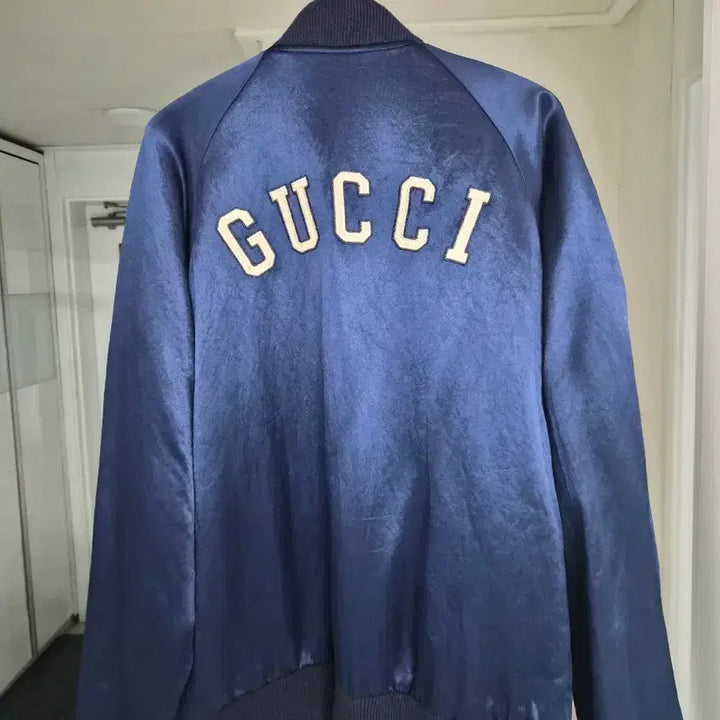 [BUNJANG] NY Embroidered Baseball Jacket / NY 자수 블루종 야구 점퍼 52사이즈