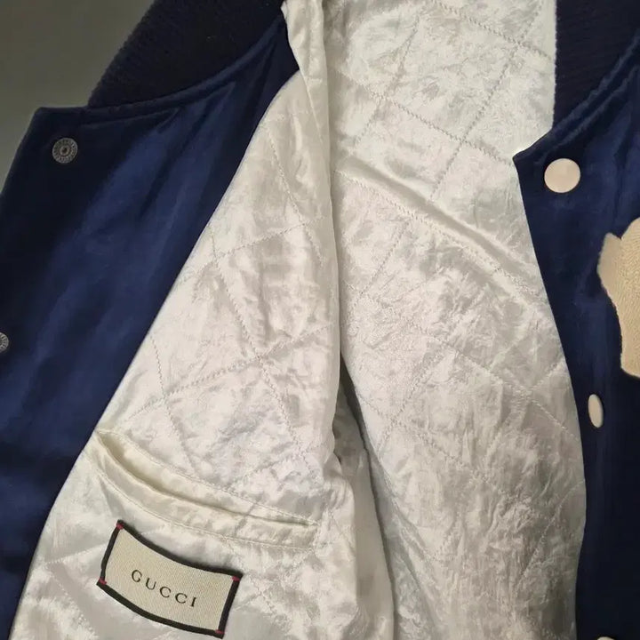 [BUNJANG] NY Embroidered Baseball Jacket / NY 자수 블루종 야구 점퍼 52사이즈