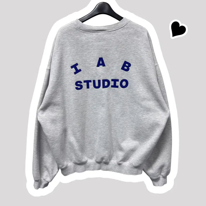 [BUNJANG] Iab Studio Light Gray Sweatshirt XXL / 아이앱 스튜디오 라이트그레이 맨투맨