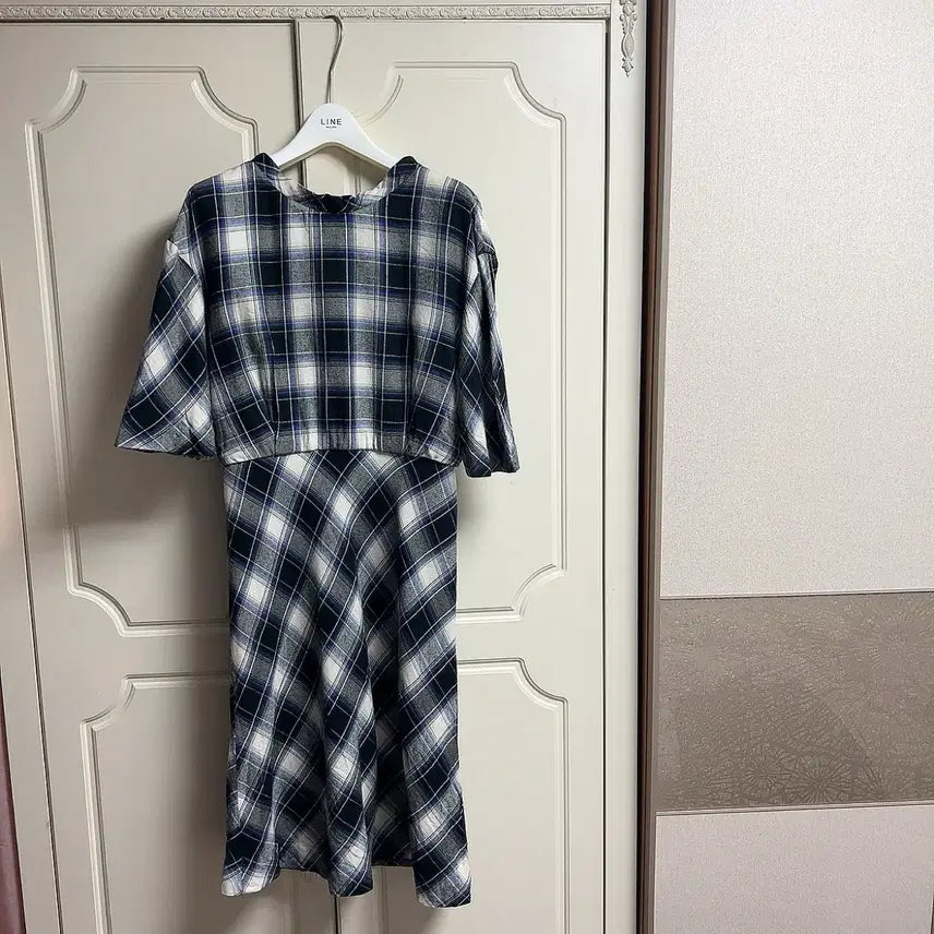 [SOLD OUT] (정품)마쥬 체크 원피스 43 사이즈