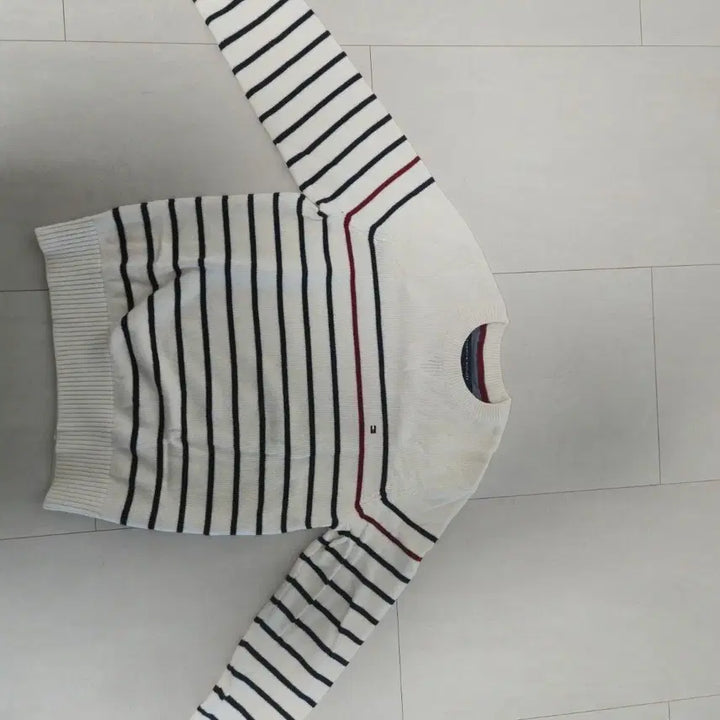 [BUNJANG] Tommy Hilfiger Striped Knit Sweater / 타미힐피거 스트라이프 니트