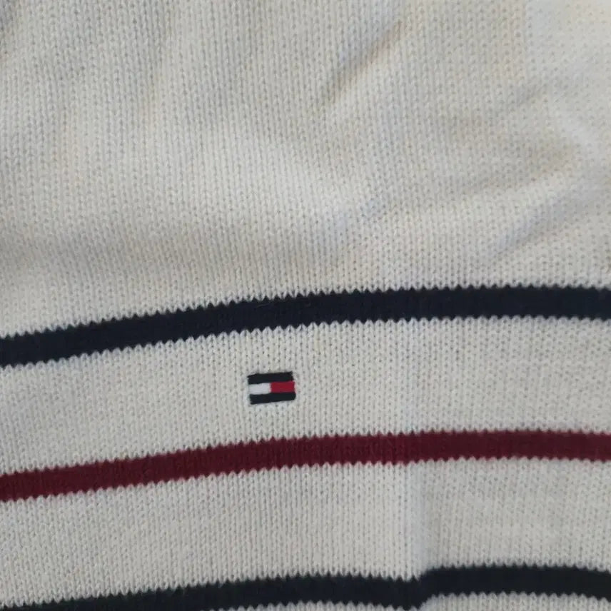 [BUNJANG] Tommy Hilfiger Striped Knit Sweater / 타미힐피거 스트라이프 니트