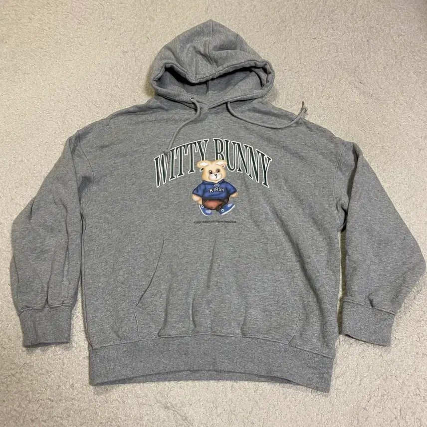[BUNJANG] Kirsh Gray Hoodie Size 2 / 키르시 회색 후드티 2
