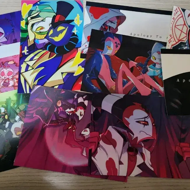 [BUNJANG] Helluva Boss Postcard Bundle Set / 헬루바 보스 엽서 지류 일괄 판매 스톨라스 블리츠 목시 밀리 피자롤리