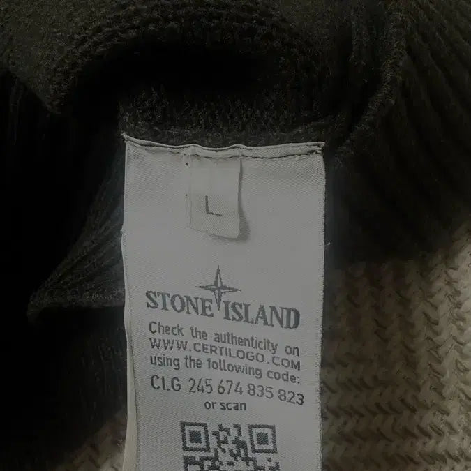 [BUNJANG] Stone Island Wool Knit L / 급처 스톤아일랜드 울 크루넥 니트 L