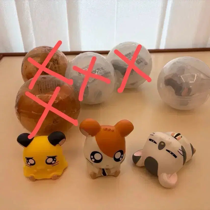 [BUNJANG] Bandai Hamtaro Yamyamii Sofubi Gacha / 반다이 햄토리 얌얌이 소프비 가챠