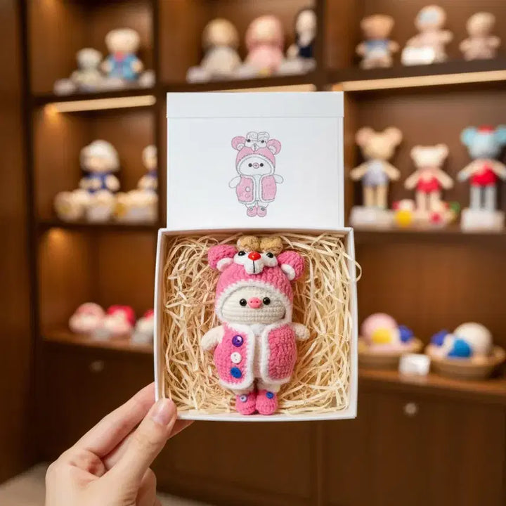 [SOLD OUT] 코코 꾸임 | 소장가치 200%! 자석으로 톡! 핑크 크라운 루루돼지 피
