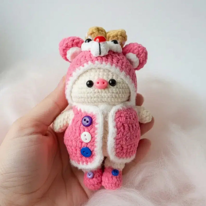 [SOLD OUT] 코코 꾸임 | 소장가치 200%! 자석으로 톡! 핑크 크라운 루루돼지 피