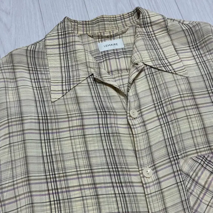 [SOLD OUT] 르메르 컨버터블 체크셔츠 48
