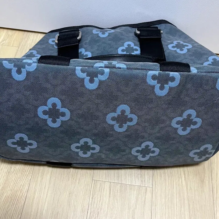 [BUNJANG] Marie Claire Floral Pattern Tote Bag / 마리끌레르 플라워 패턴 가방