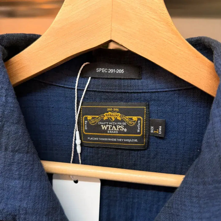[BUNJANG] WTAPS Seersucker Flannel Pattern Shirt Jacket / 12SS 더블탭스 시어서커 플란넬패턴 셔츠 자켓 홈웨어