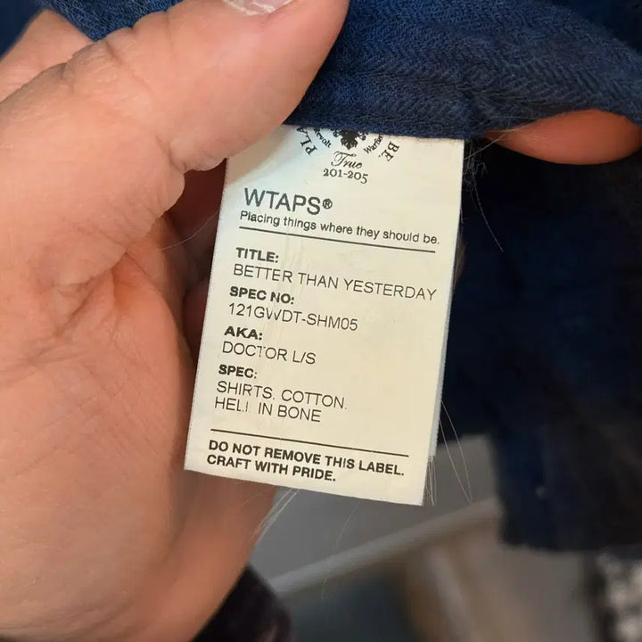 [BUNJANG] WTAPS Seersucker Flannel Pattern Shirt Jacket / 12SS 더블탭스 시어서커 플란넬패턴 셔츠 자켓 홈웨어