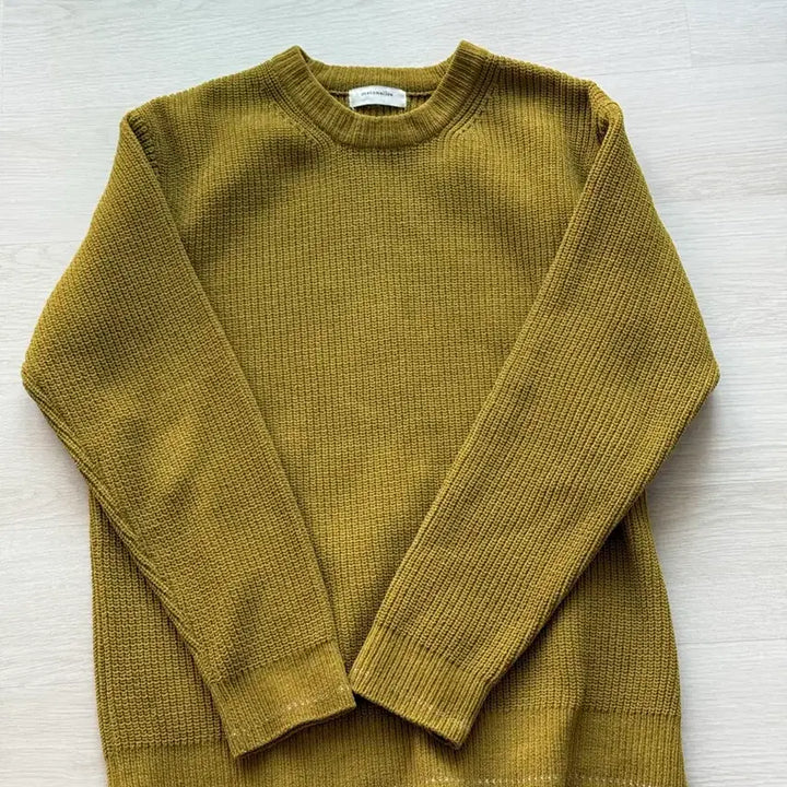 [BUNJANG] Customellow Mustard Knit / 커스텀멜로우(customellow) 머스타드 니트