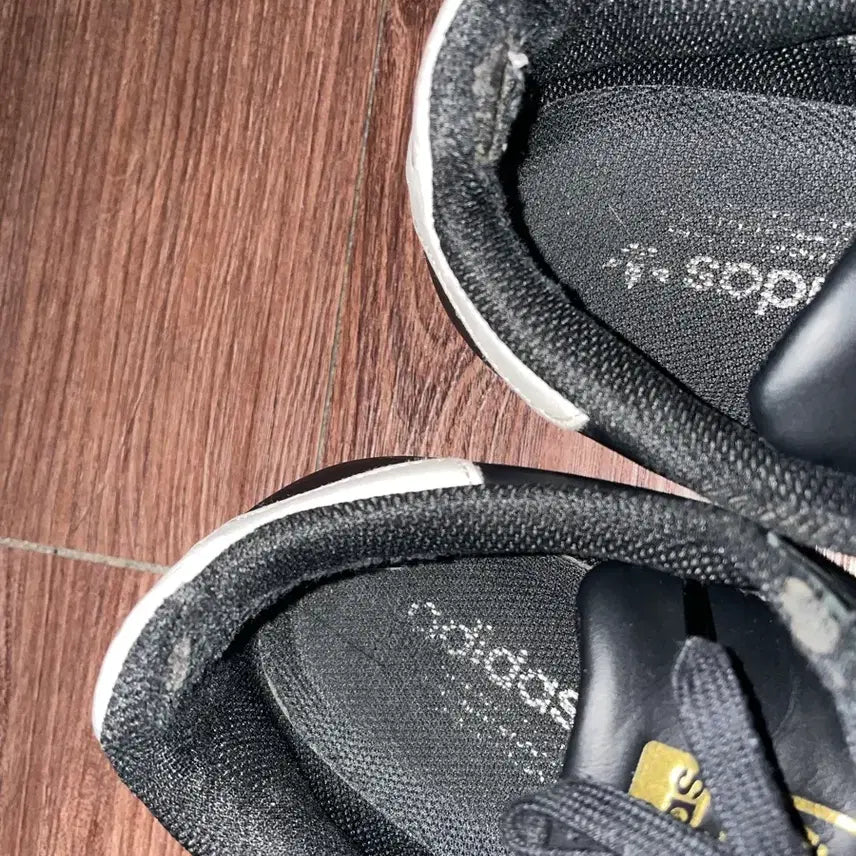 [BUNJANG] Adidas Superstar Black White Sneakers / 아디다스 슈퍼스타 블랙 화이트