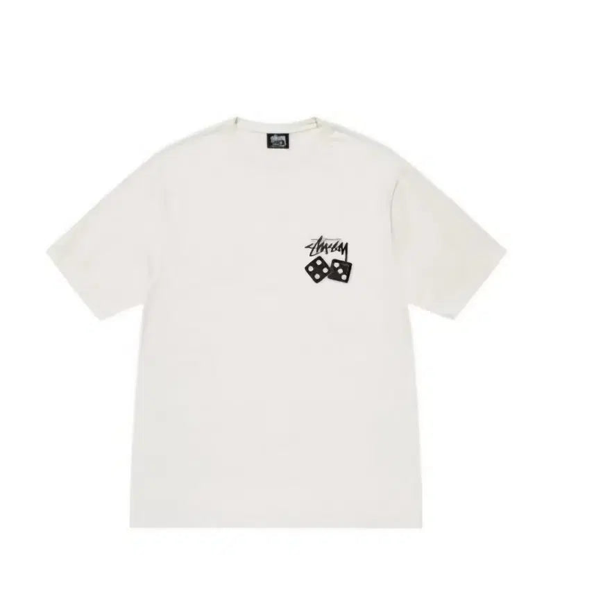 [SOLD OUT] 한정수량 / 무료배송/ 스투시 다이스 반팔 티셔츠 블랙/멜란지