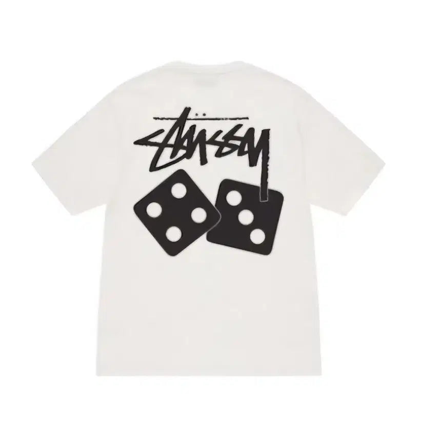 [SOLD OUT] 한정수량 / 무료배송/ 스투시 다이스 반팔 티셔츠 블랙/멜란지
