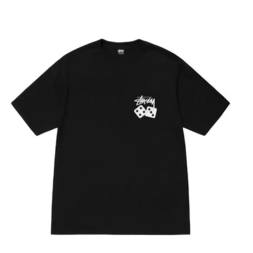 [SOLD OUT] 한정수량 / 무료배송/ 스투시 다이스 반팔 티셔츠 블랙/멜란지