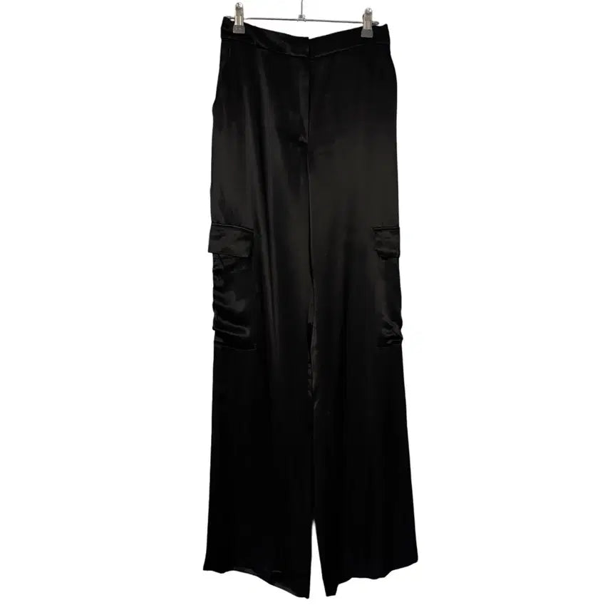 [SOLD OUT] 자라 새틴 포켓 와이드 팬츠