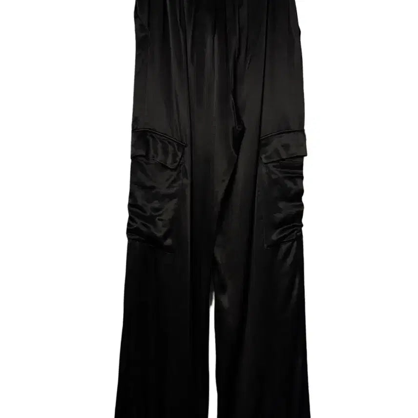[SOLD OUT] 자라 새틴 포켓 와이드 팬츠