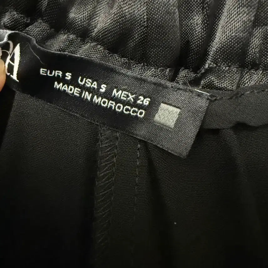 [SOLD OUT] 자라 새틴 포켓 와이드 팬츠