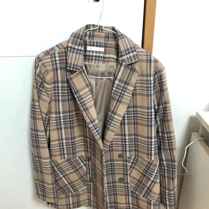 [BUNJANG] Check Linen Jacket / 체크 린넨자켓