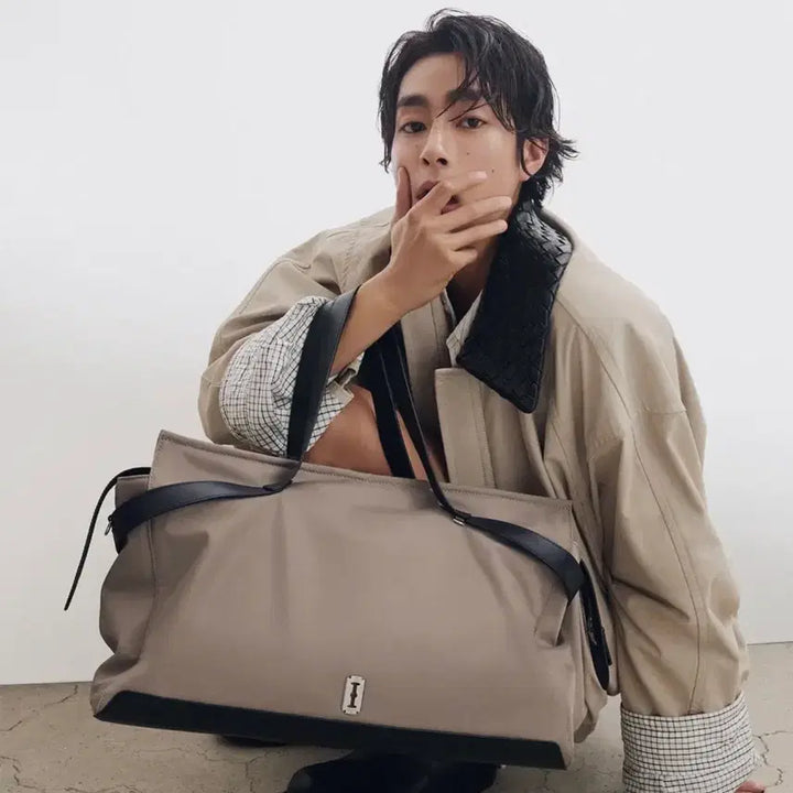 [BUNJANG] Vunque Perfect Peak Shopper L Beige Bag / (새상품) 분크 퍼펙 피크 쇼퍼 L 베이지 가방 (추가 인하 X)