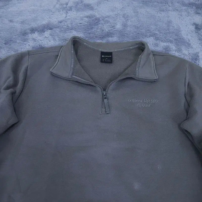 [BUNJANG] Snow Peak Half-Zip Sweatshirt XL / XL 스노우피크 반집업 맨투맨 | A