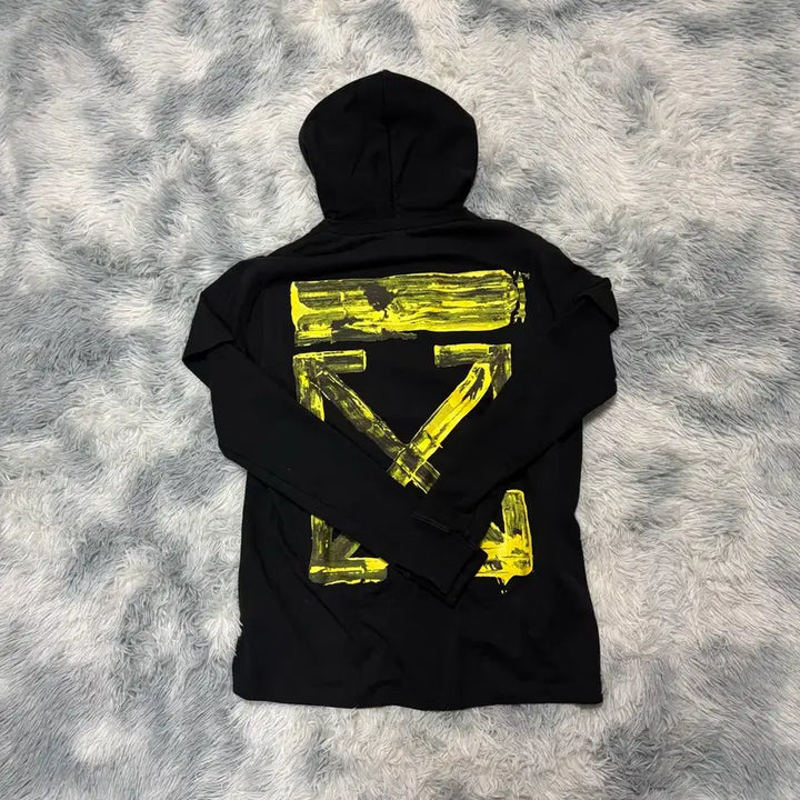 [BUNJANG] Off-White Acrylic Hoodie XXS / [XXS Size] 오프화이트 아크릴 후드티