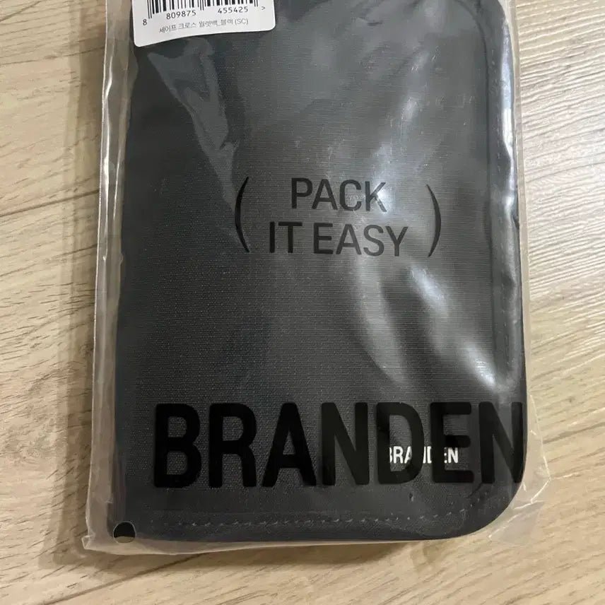 [BUNJANG] Brandon Safe Cross Wallet Bag Black / 브랜든 세이프 크로스 월렛백 블랙